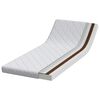 vidaXL Matelas Blanc 80 x 200 cm Tissu jacquard
