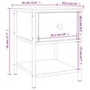 vidaXL Tables de chevet 2 pcs noir 34x35,5x45 cm bois d'ing&eacute;nierie