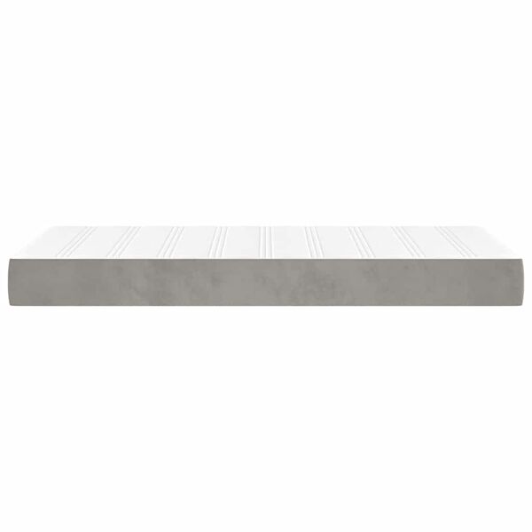 vidaXL Matelas de lit &agrave; ressorts ensach&eacute;s fermet&eacute; moyenne 80x220x20 cm velours
