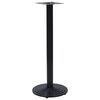 vidaXL Pied de table de bistro noir &Oslash;43x107 cm fonte