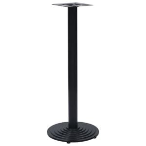 vidaXL Pied de table de bistro noir &Oslash;43x107 cm fonte