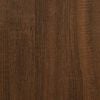 vidaXL Table console ch&ecirc;ne marron 75x40x75 cm bois d'ing&eacute;nierie