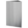 vidaXL Jardini&egrave;res 2 pcs triangulaire 50x43x75 cm acier galvanis&eacute;