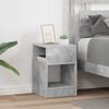 vidaXL Table d'appoint 2 pcs Gris b&eacute;ton 30,5 x 30 x 45 cm