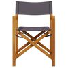 vidaXL Chaises pliables de jardin lot de 6 gris fonc&eacute; tissu