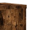 vidaXL Supports pour plantes 2 pcs ch&ecirc;ne fum&eacute; bois d'ing&eacute;nierie