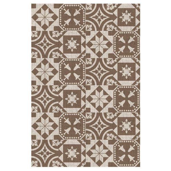 Esschert Design Tapis d'ext&eacute;rieur 182x122 cm Carreaux portugais