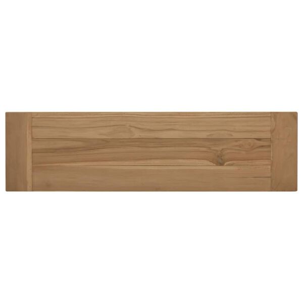 vidaXL Banc 110 cm Bois massif de teck