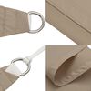 vidaXL Voile de parasol tissu oxford rectangulaire 3x5 m taupe