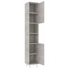 vidaXL Ensemble de meubles de bain 3 pcs Gris b&eacute;ton Agglom&eacute;r&eacute;