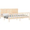 vidaXL Cadre de lit sans matelas 200x200 cm bois massif de pin