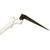 vidaXL Squelette d'Halloween Blanc 45,5 x 13 cm Plastique