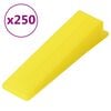 vidaXL Syst&egrave;me de nivellement de carrelage 250 cales 500 clips 1 mm