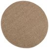 vidaXL Tapis de surface Rond HUARTE Naturel &Oslash; 160 CM Polyester