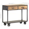 vidaXL Table console 90x35x74 cm Bois de r&eacute;cup&eacute;ration massif