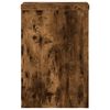 vidaXL Supports pour plantes 2 pcs ch&ecirc;ne fum&eacute; bois d'ing&eacute;nierie