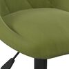 vidaXL Chaise de bureau Vert clair Velours