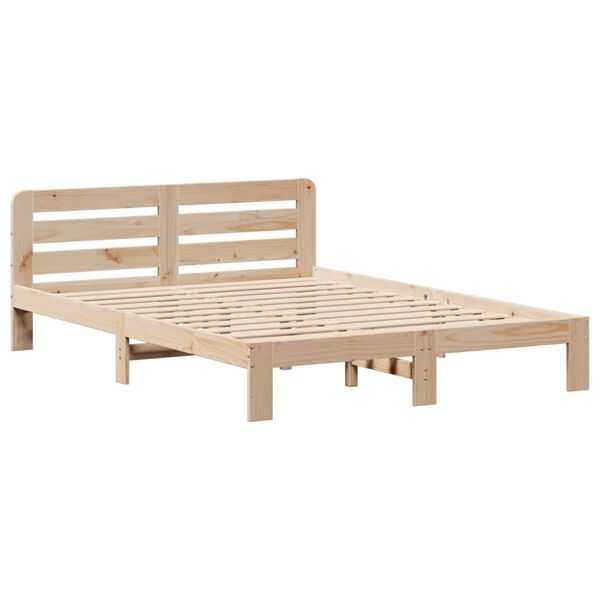 vidaXL Cadre de lit sans matelas 120x190 cm bois de pin massif