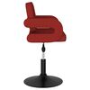 vidaXL Tabouret de bar Rouge bordeaux Tissu