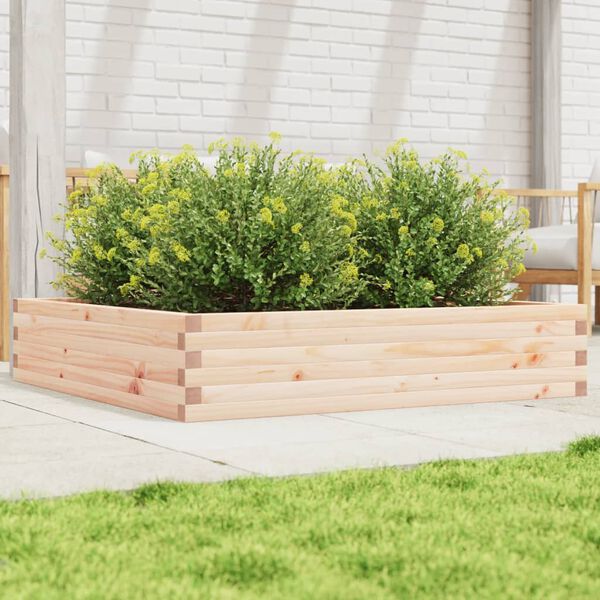 vidaXL Jardini&egrave;re 110x110x23 cm bois de pin massif