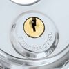 vidaXL Serrures Discus avec Cl&eacute;s 2 pcs Argent 8 x 2.8 x 8 cm