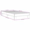 vidaXL Cadre de lit sans matelas sonoma gris 75x190 cm