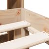 vidaXL Lit biblioth&egrave;que sans matelas 135x190 cm bois de pin massif