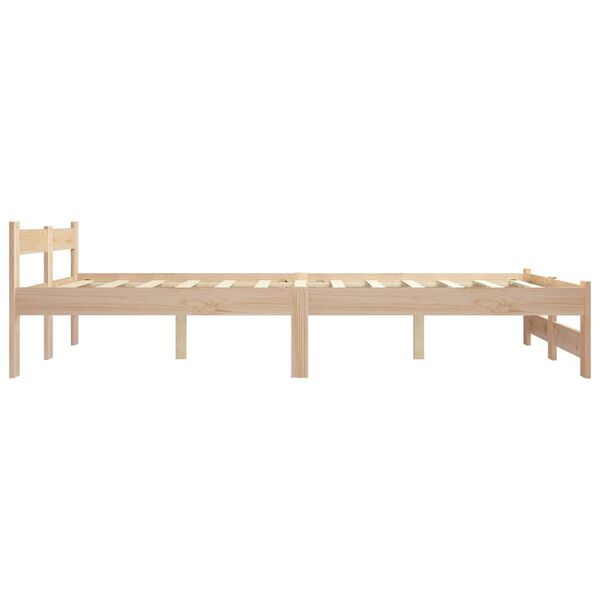 vidaXL Cadre de lit sans matelas bois massif de pin 160x200 cm