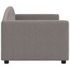 vidaXL Lit de repos sans matelas taupe 80x200 cm tissu