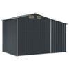 vidaXL Abri de jardin anthracite 277x192,5x179 cm acier galvanis&eacute;