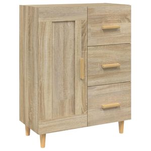 vidaXL Buffet Ch&ecirc;ne sonoma 69,5x34x90 cm Bois d'ing&eacute;nierie