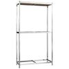 vidaXL Porte-pneus &agrave; 2 niveaux 2 pcs Argent&eacute; 110x40x180 cm Acier
