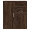 vidaXL Buffets 2 pcs ch&ecirc;ne marron 60x31x70 cm bois d'ing&eacute;nierie
