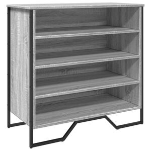 vidaXL Armoire &agrave; chaussures sonoma gris 80x38x78 cm bois d'ing&eacute;nierie