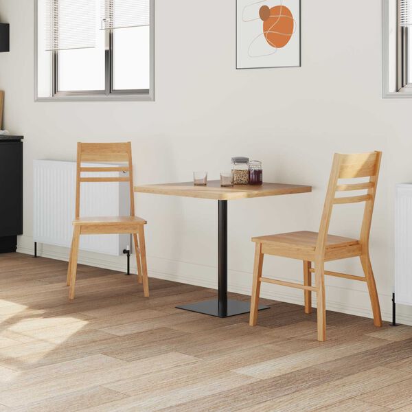 vidaXL Chaises de salle &agrave; manger 2 pcs Naturel 43 x 54 x 89 cm