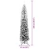 vidaXL Sapin de No&euml;l artificiel Vert 240 cm PVC et acier et plastique
