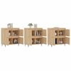 vidaXL Buffets 3 pcs Ch&ecirc;ne sonoma Bois d'ing&eacute;nierie