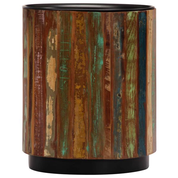 vidaXL Table basse 38x45 cm Bois de r&eacute;cup&eacute;ration massif