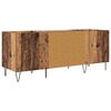 vidaXL Meuble &agrave; vinyles avec &eacute;tag&egrave;re Bois Ancien 121 x 38 x 48 cm