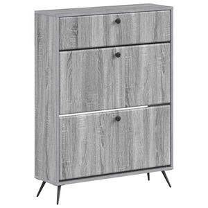 vidaXL Cabinet &agrave; chaussures BREDA 78 x 24 x 103 cm Bois d'ing&eacute;nierie