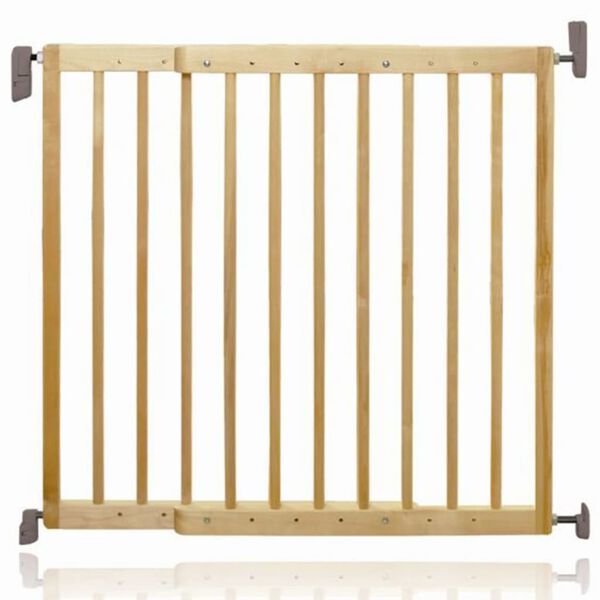 Mac Lean Barri&egrave;re de s&eacute;curit&eacute; pour b&eacute;b&eacute; 64-100 cm Bois naturel