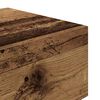 vidaXL Cabinet de chevet avec tiroir Bois ancien 70 x 36 x 40,5 cm