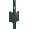 vidaXL Poteau de cl&ocirc;ture. 11 pcs Vert 100 cm Acier
