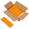 vidaXL Crayons HB &Oslash; 0,7 x 18,5 cm Jaune Bois de peuplier solide