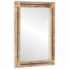 vidaXL Miroir Montage mural Marron et Noir 70 x 50 x 3 cm Verre