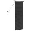 vidaXL Store de Fen&ecirc;tre avec des rideaux Noir Aluminium