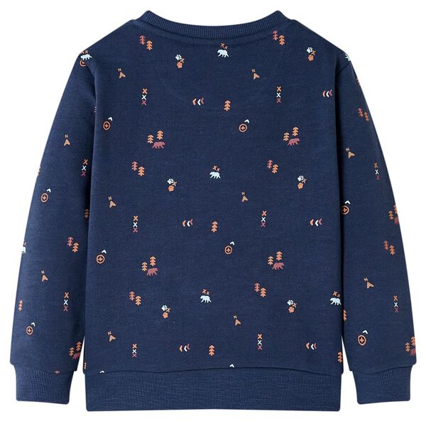 Sweatshirt pour enfants m&eacute;lange bleu marine 92