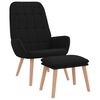 vidaXL Fauteuil relaxant en tissu bleu