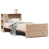 vidaXL Lit biblioth&egrave;que sans matelas 90x200 cm bois de pin massif