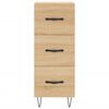 vidaXL Buffet Ch&ecirc;ne sonoma 34,5x34x90 cm Bois d'ing&eacute;nierie
